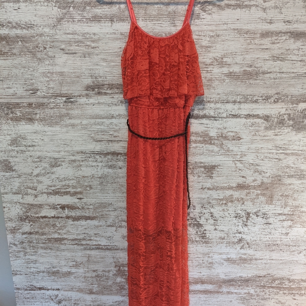 S Lace Maxi Dress